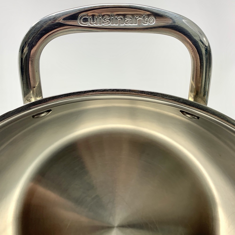 Cuisinart 5.5 Quart Multi-Purpose Pot Pan w Glass Lid Stainless Steel 755-26GD - Picture 4 of 14